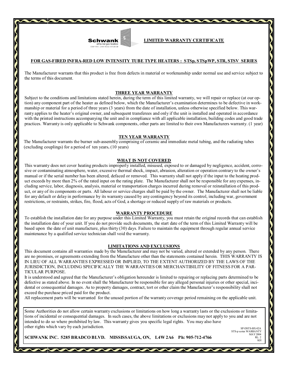 Schwank STSp-WP User Manual | Page 39 / 47