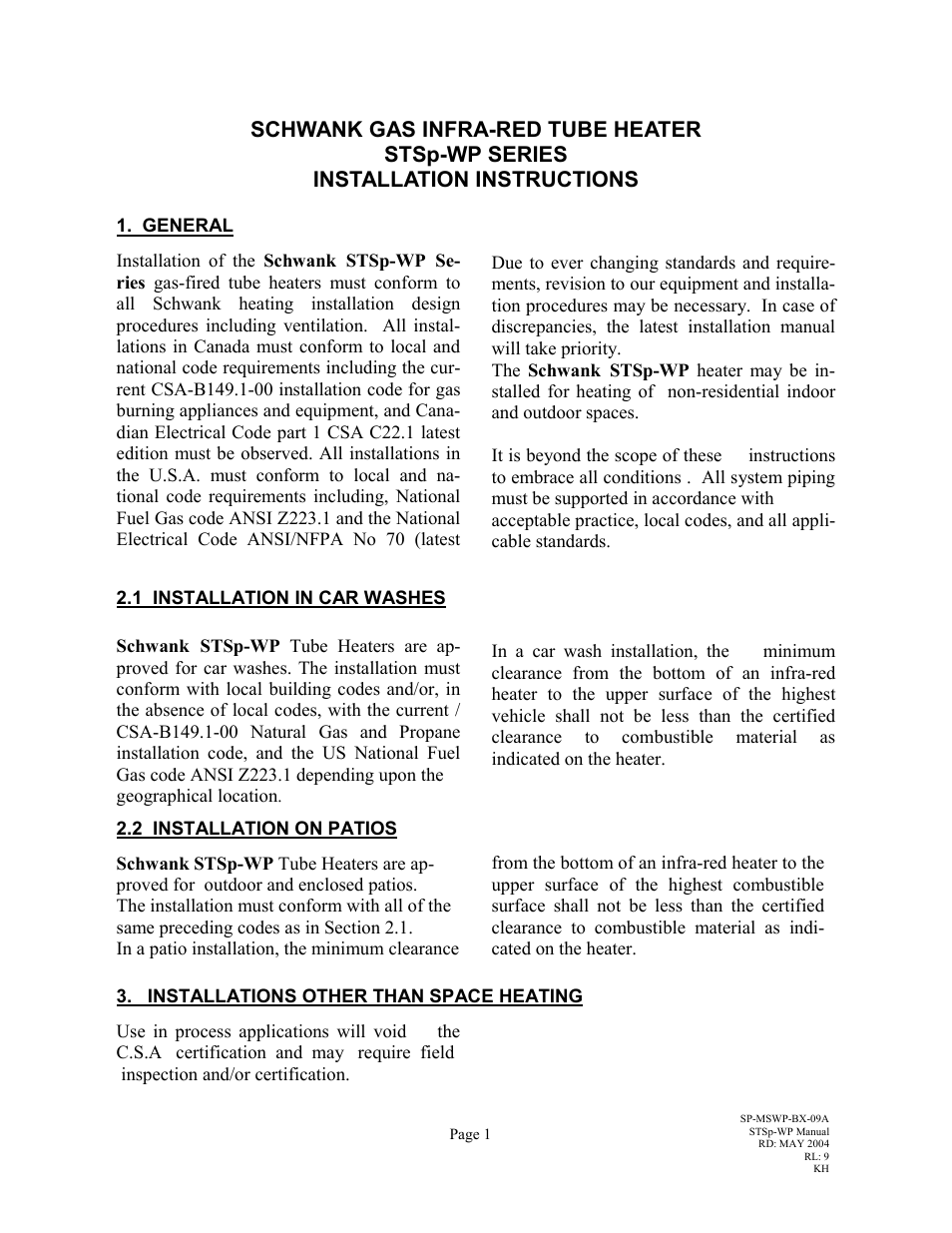 Schwank STSp-WP User Manual | Page 5 / 47