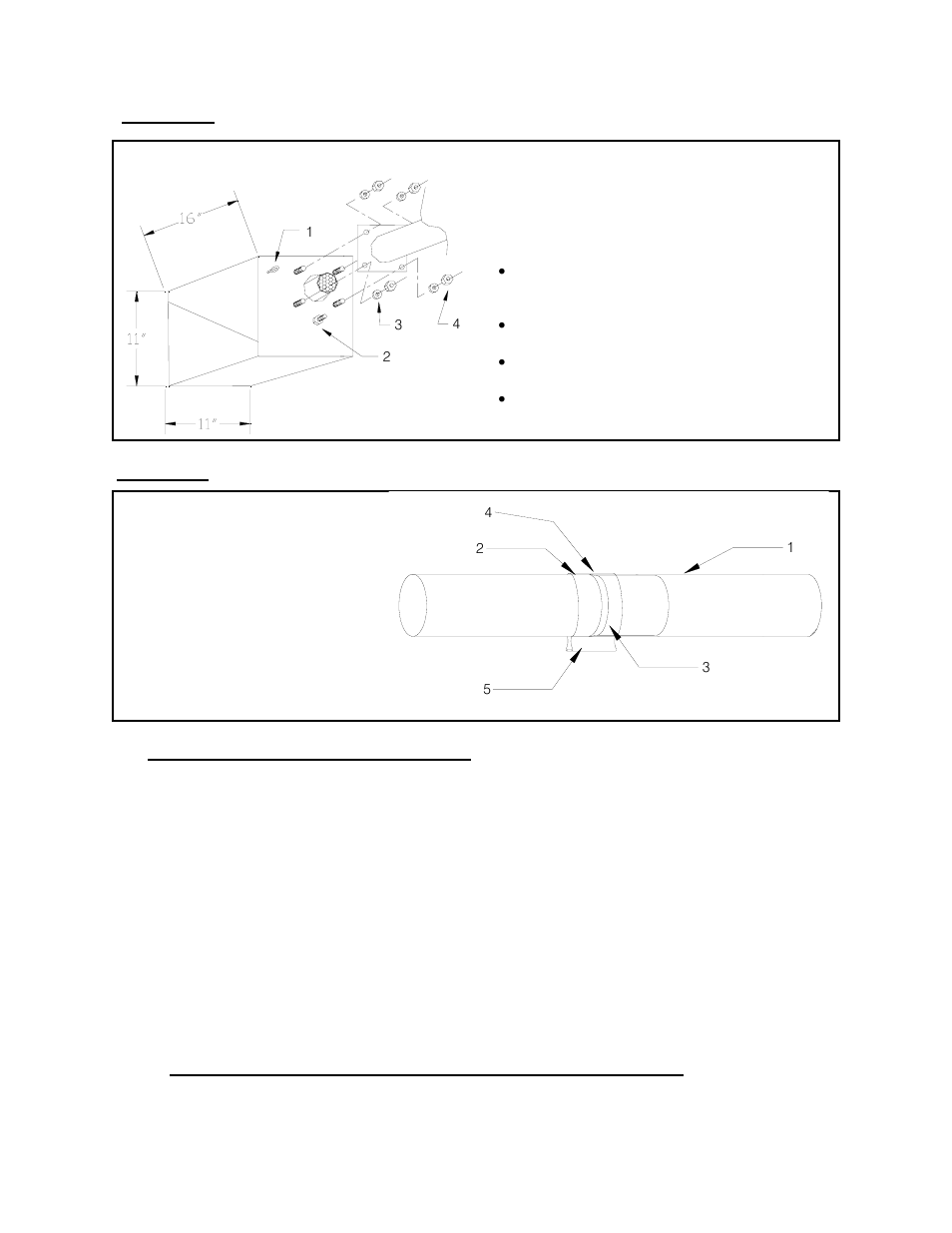 Figure 4: bolting burner to flanged tube | Schwank ATH Brooder/Agricultural Series User Manual | Page 11 / 32