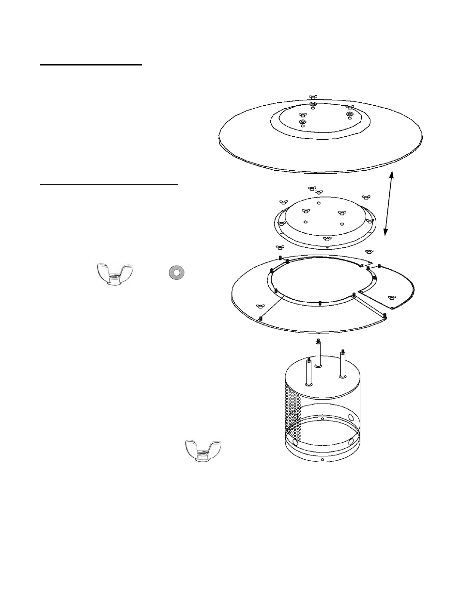 One piece reflector option, Reflector assembly | Schwank 4002J Portable Patio Heater User Manual | Page 11 / 17
