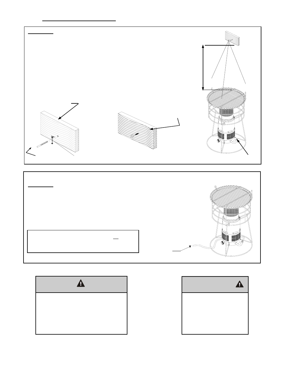 5 mounting instructions, Page 8, Figure 1: suspended from ceil | Caution, Degrees, Figure 1: suspended from ceiling | Schwank SCH-90 Construction User Manual | Page 8 / 17