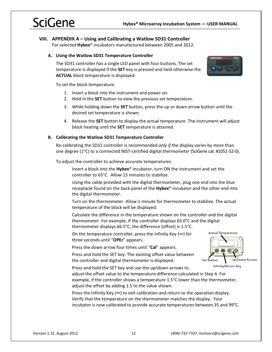 SciGene Hybex Microarray Incubation System User Manual | Page 13 / 14