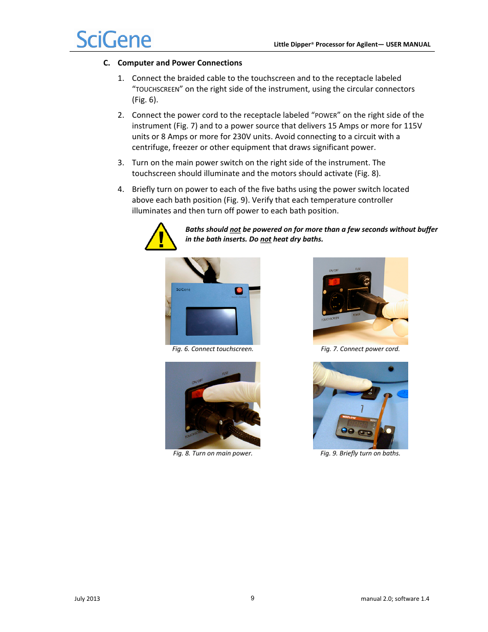 SciGene Little Dipper Processor for Agilent User Manual | Page 10 / 26