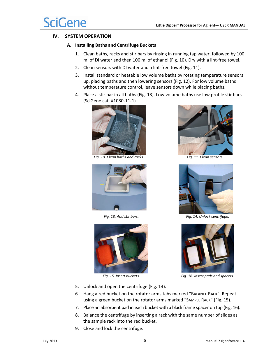 SciGene Little Dipper Processor for Agilent User Manual | Page 11 / 26