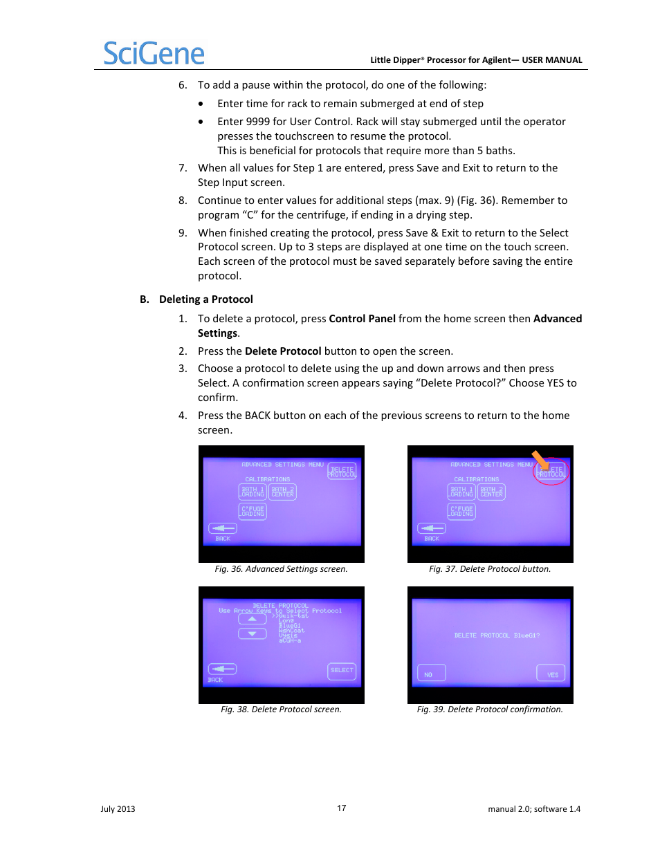SciGene Little Dipper Processor for Agilent User Manual | Page 18 / 26