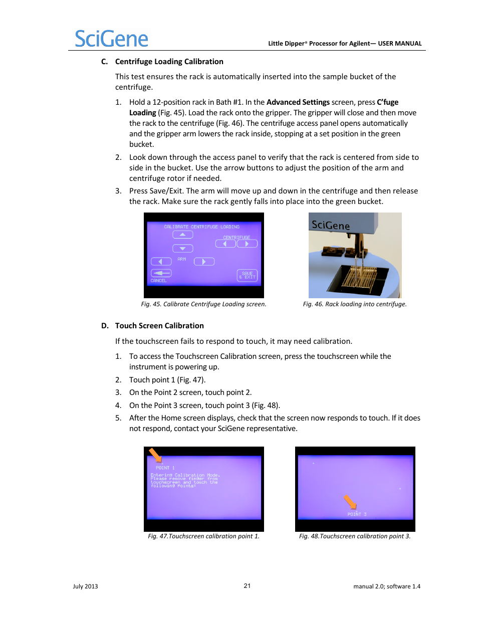 SciGene Little Dipper Processor for Agilent User Manual | Page 22 / 26