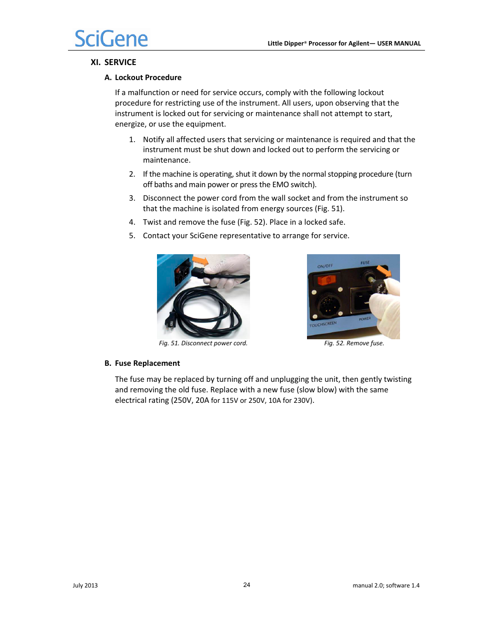 SciGene Little Dipper Processor for Agilent User Manual | Page 25 / 26