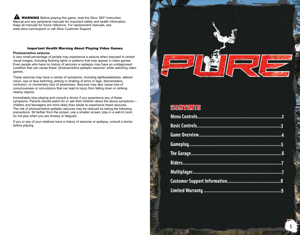 Disney Interactive Studios Pure for Xbox 360 User Manual | Page 2 / 5