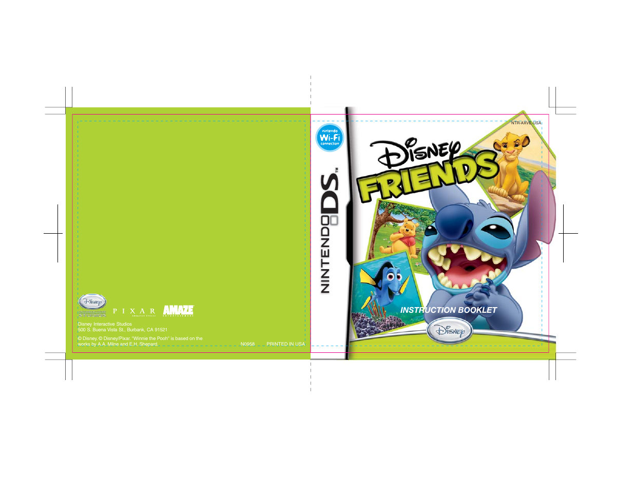 Disney Interactive Studios Friends for Nintendo DS User Manual | 17 pages