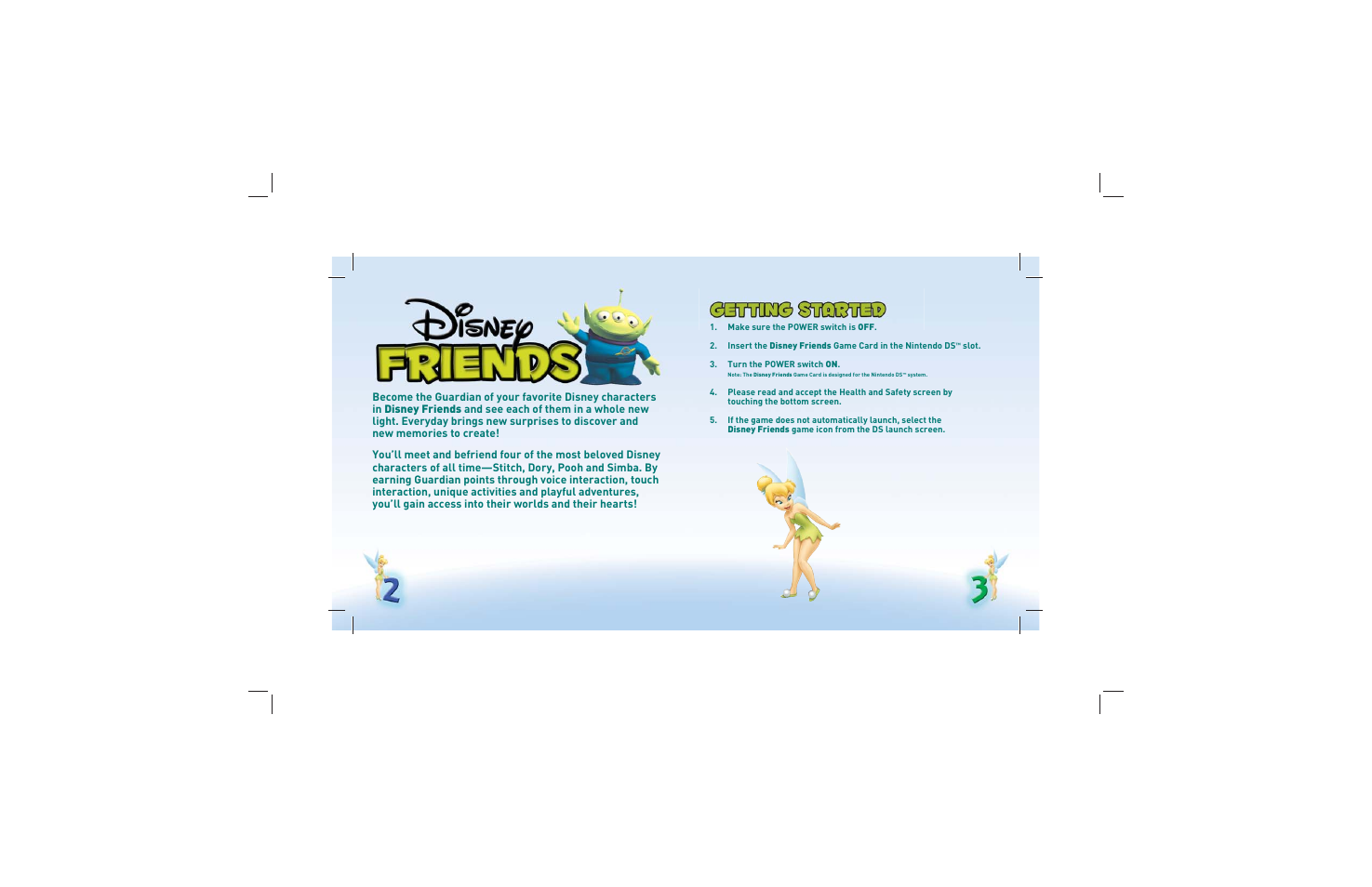 Disney Interactive Studios Friends for Nintendo DS User Manual | Page 4 / 17