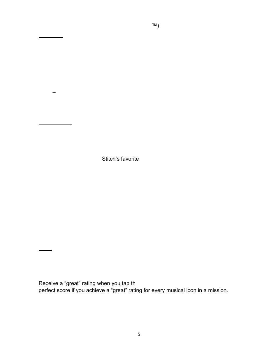 Disney Interactive Studios Stitch Jam for Nintendo DS User Manual | Page 5 / 7