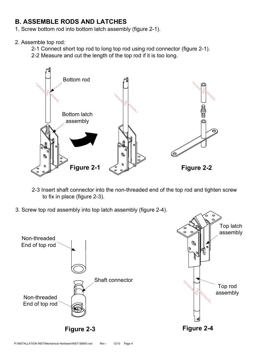 SDC S6100 SERIES REVERSIBLE PANIC/FIRE EXIT User Manual | Page 16 / 23