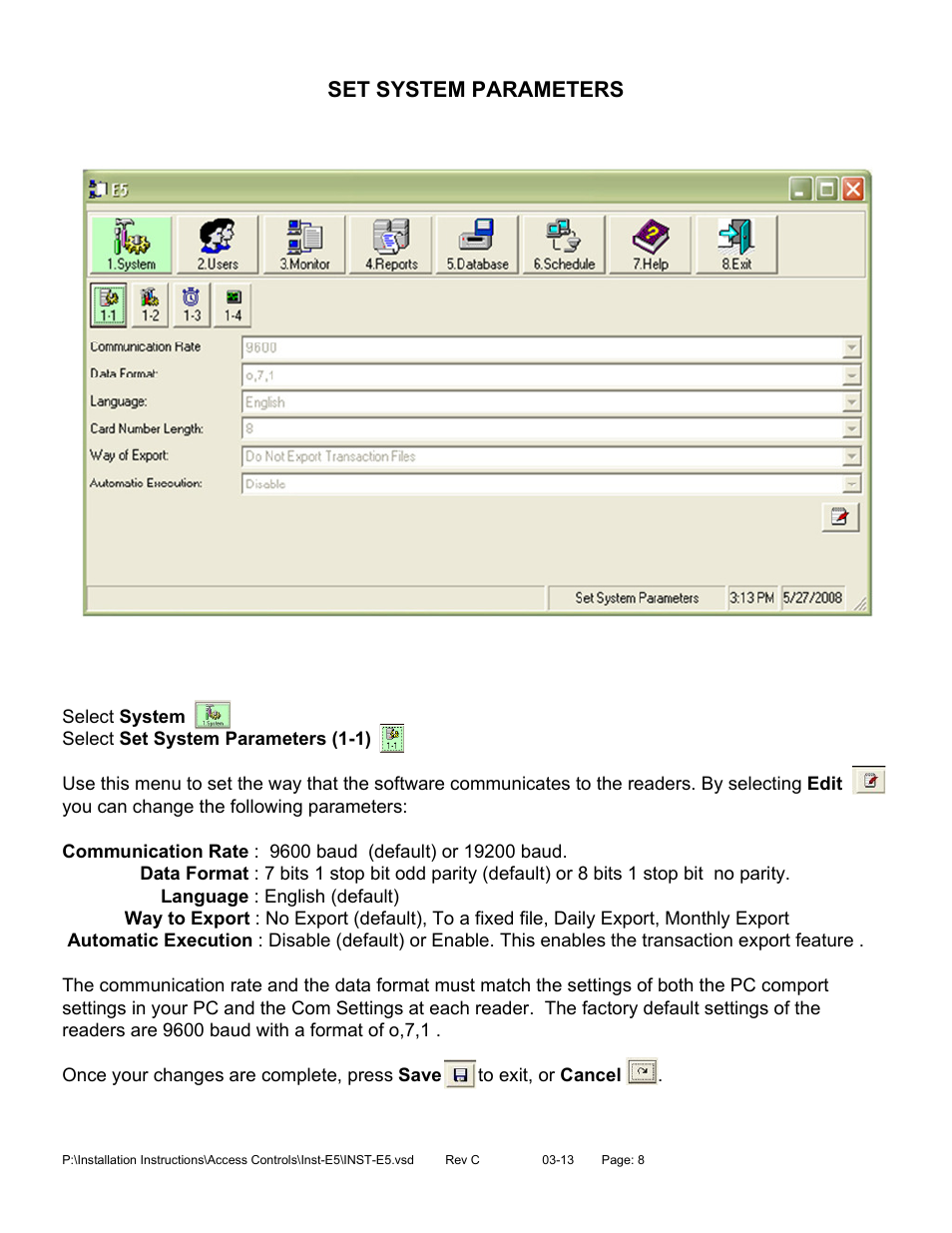 SDC E5 Series Access Control System User Manual | Page 11 / 30