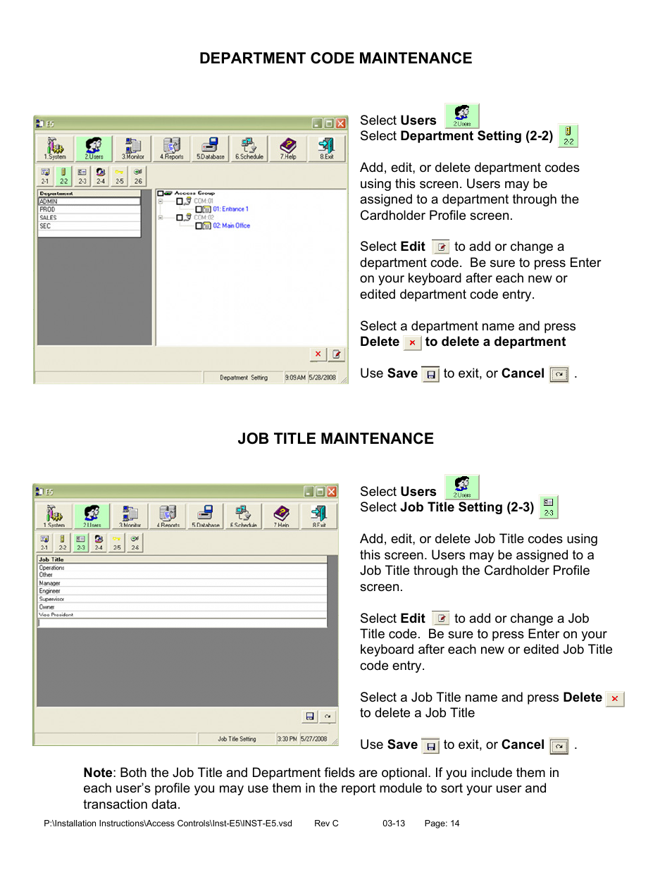 SDC E5 Series Access Control System User Manual | Page 17 / 30