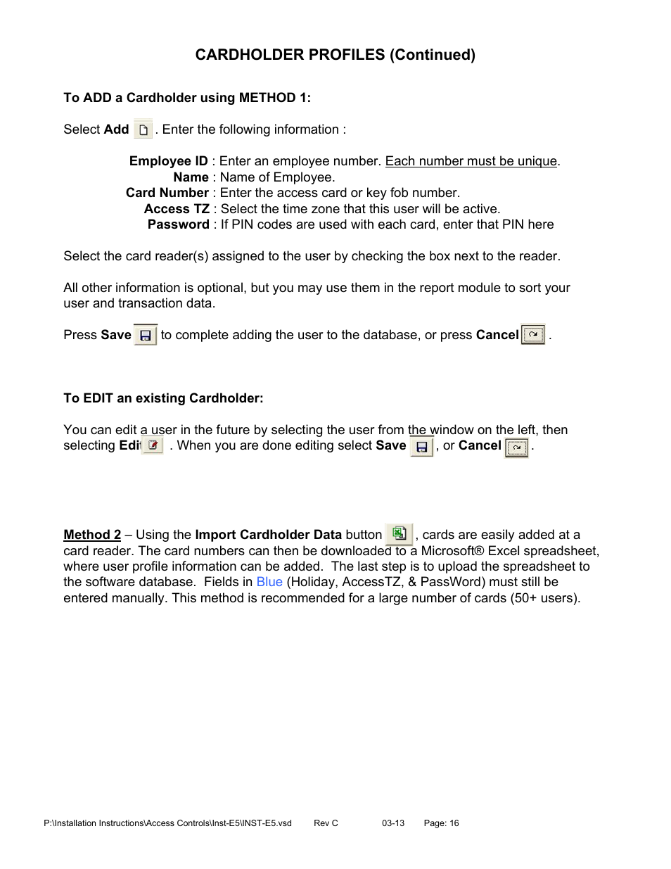 SDC E5 Series Access Control System User Manual | Page 19 / 30