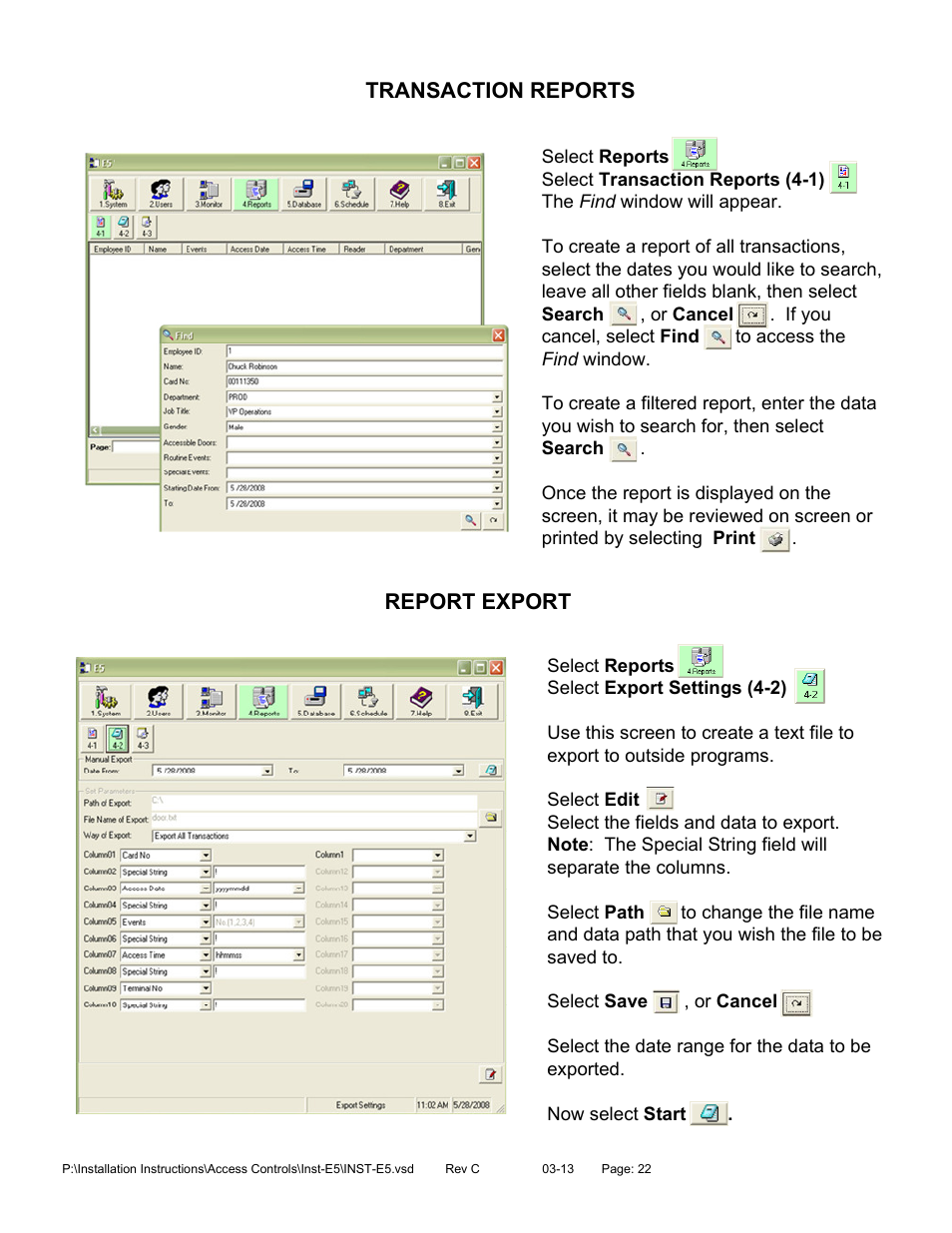 SDC E5 Series Access Control System User Manual | Page 25 / 30
