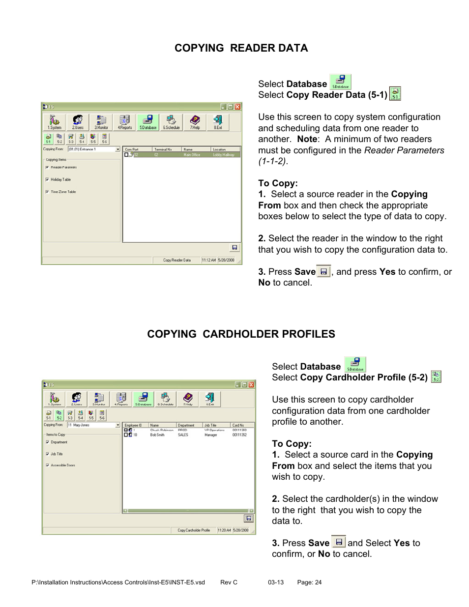 SDC E5 Series Access Control System User Manual | Page 27 / 30