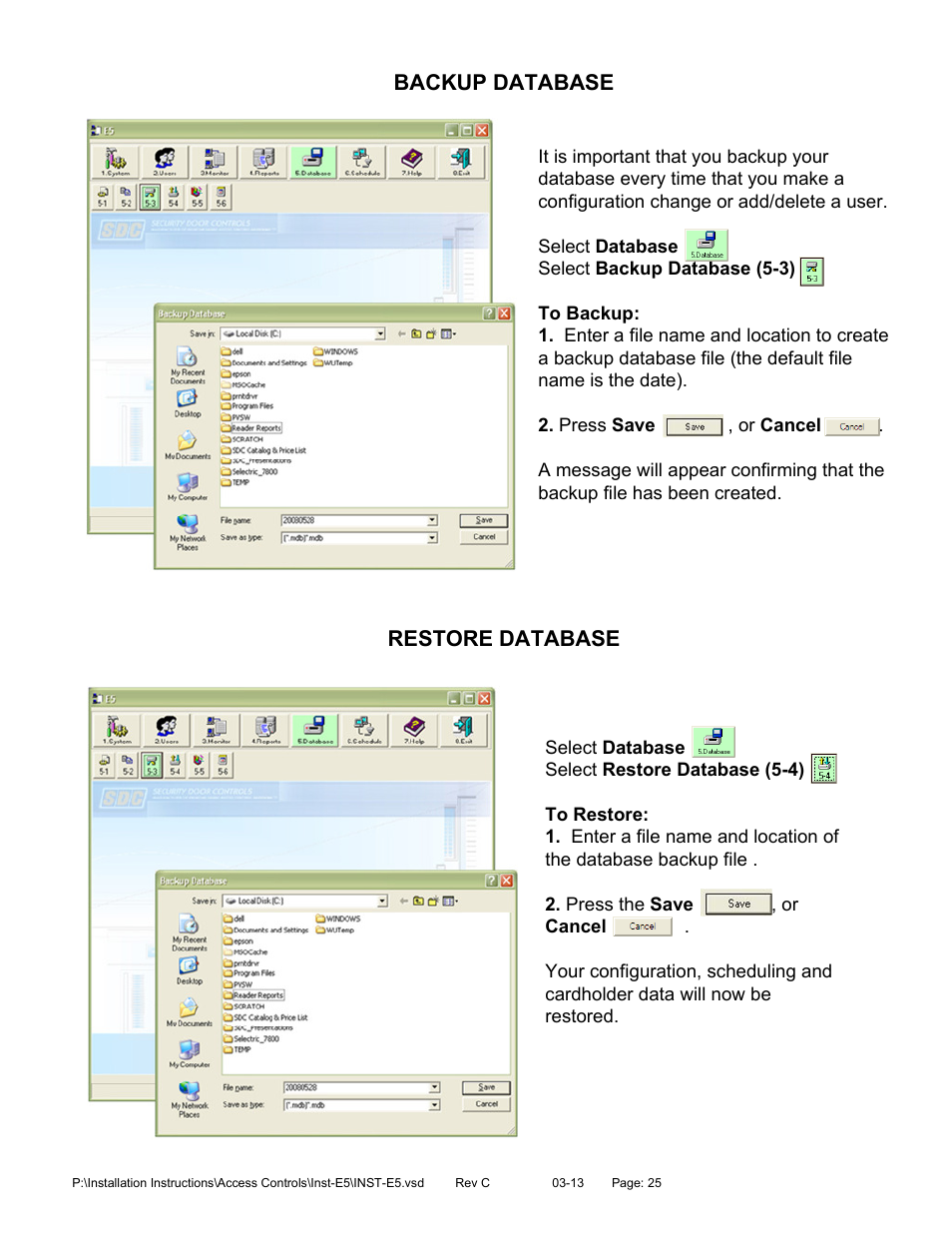 SDC E5 Series Access Control System User Manual | Page 28 / 30