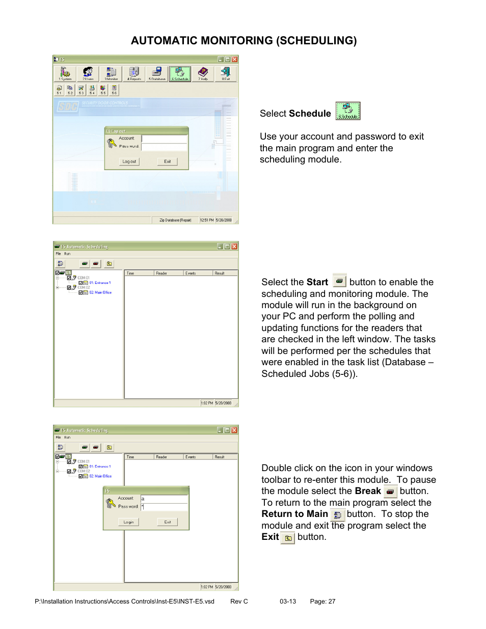 SDC E5 Series Access Control System User Manual | Page 30 / 30