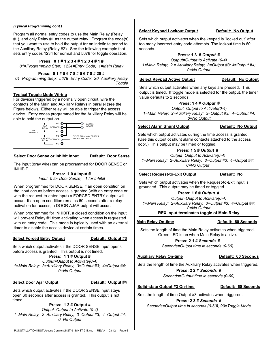 SDC 918 EntryCheck User Manual | Page 5 / 6