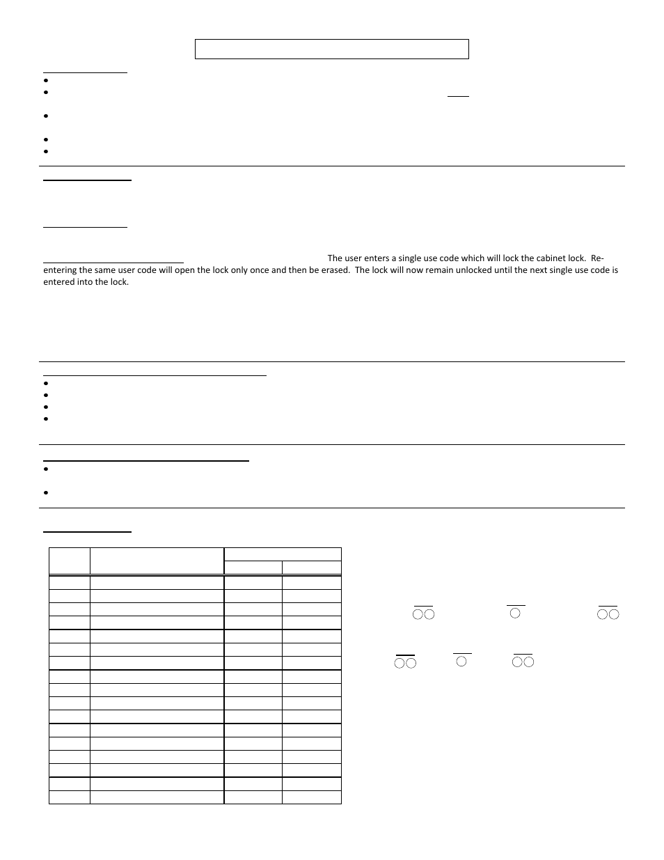 SDC 295 Programmable Cabinet Lock User Manual | Page 2 / 5