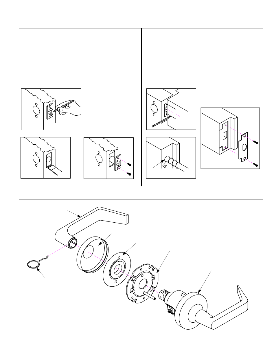 SDC Z7200 CYLINDRICAL LOCK User Manual | Page 2 / 4