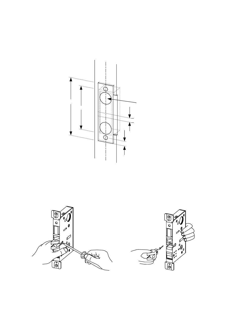 SDC Z7835 SERIES MORTISE LOCK User Manual | Page 2 / 10