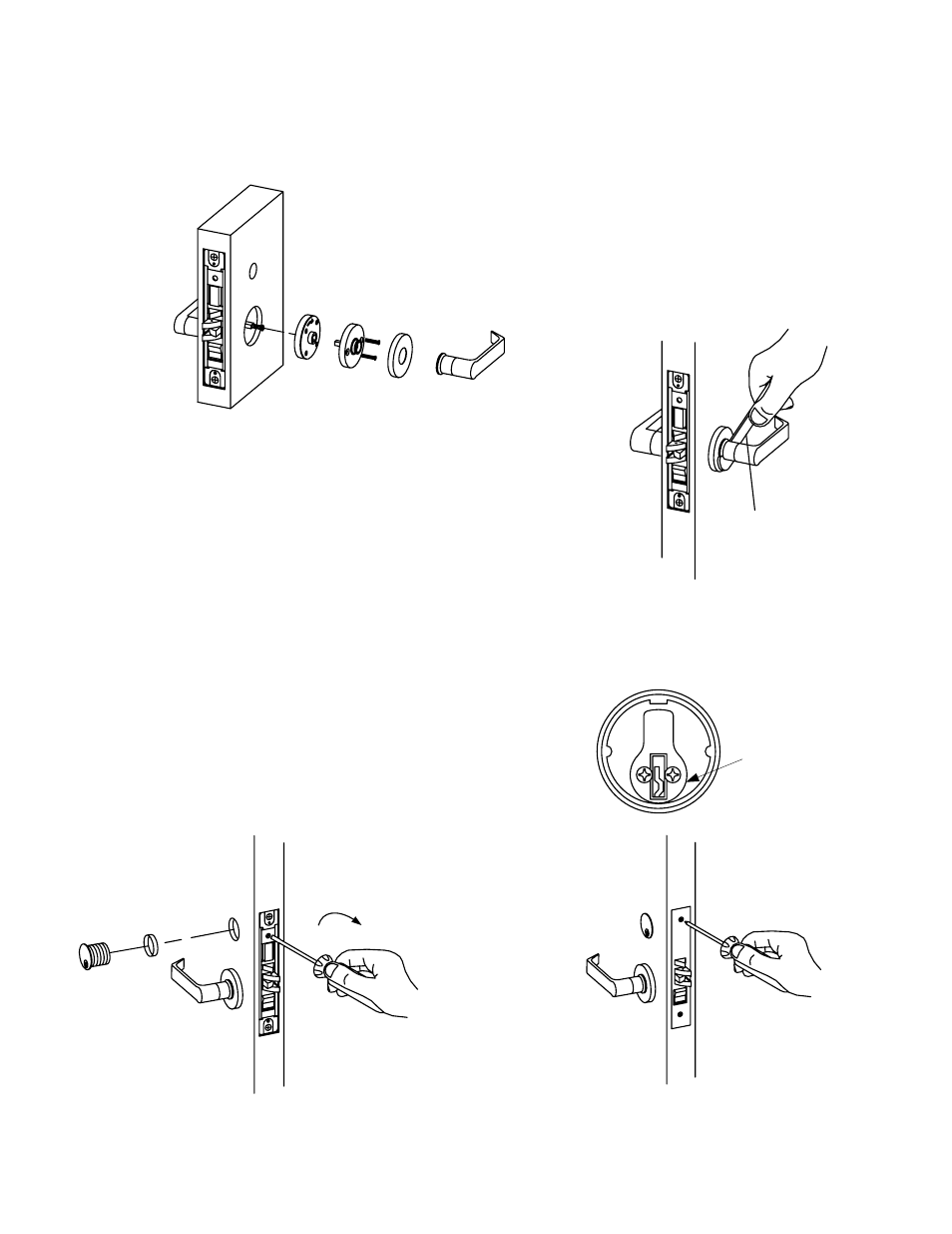 SDC Z7835 SERIES MORTISE LOCK User Manual | Page 4 / 10