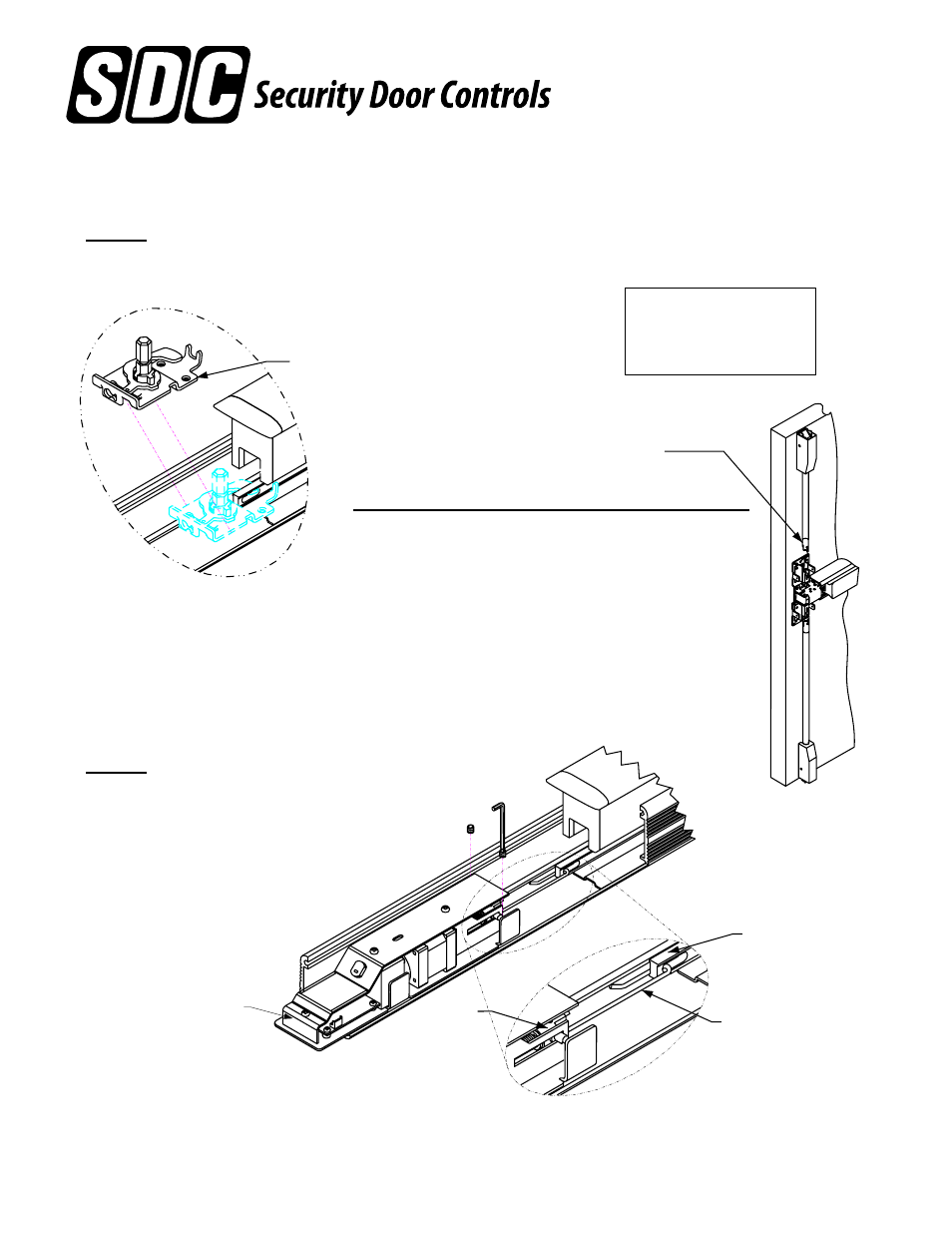 SDC LR100VDK-22 ELECTRIC LATCH RETRACTION DEVICE KIT VON DUPRIN 22 & 2227 User Manual | 3 pages