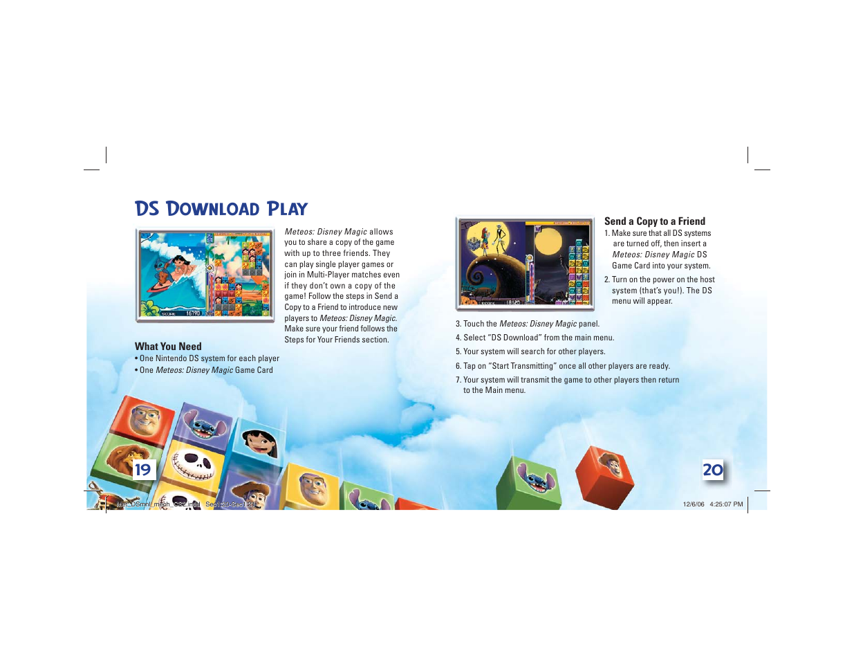 Ds download play | Disney Interactive Studios Meteos: Disney Magic User Manual | Page 11 / 13