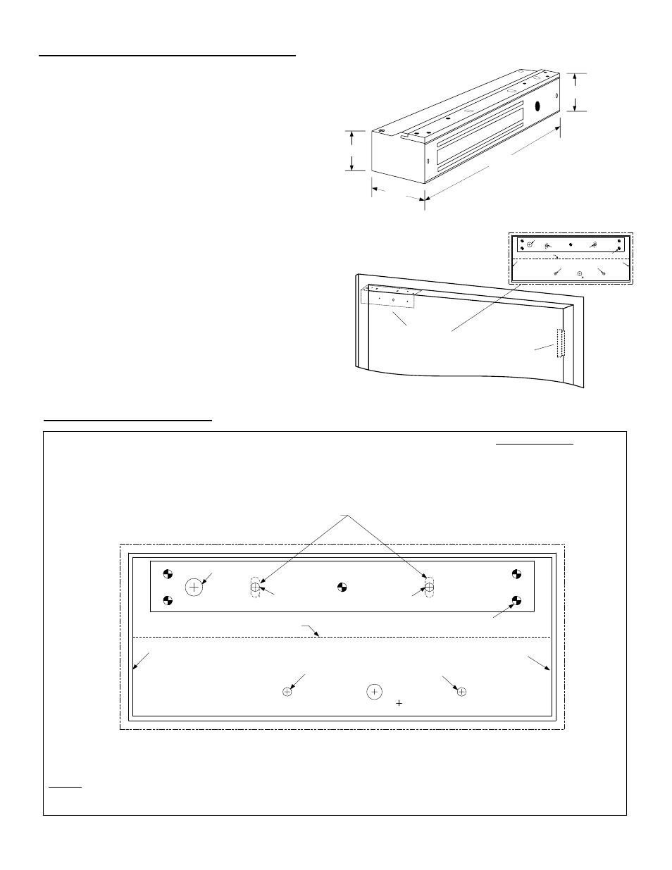 Center punch on mark | SDC 1511T EXIT CHECK DELAYED EGRESS EMLOCK User Manual | Page 4 / 13