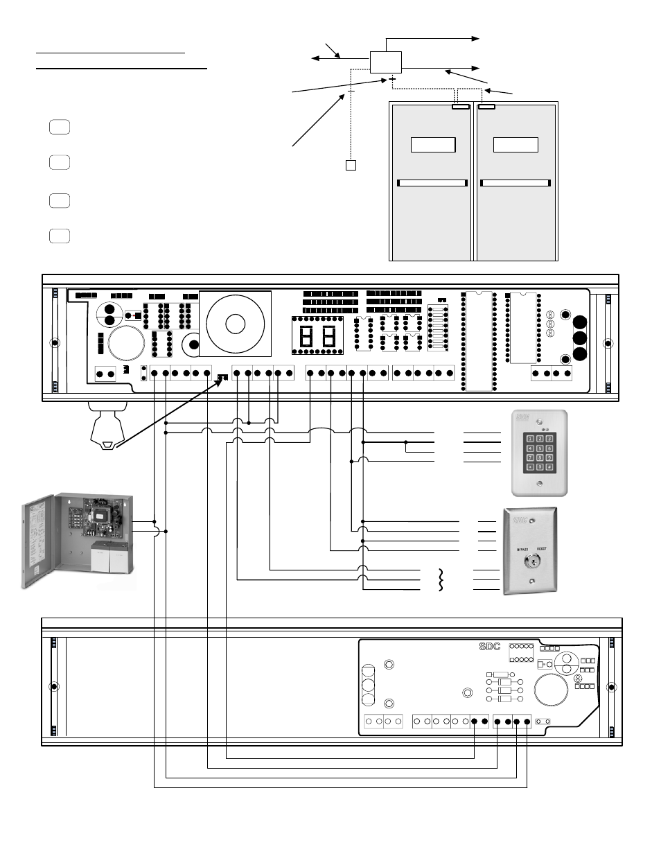 Slave, Display modes, Key switch or access control (optional) | 918 digital keypad (optional) | SDC 1511T EXIT CHECK DELAYED EGRESS EMLOCK User Manual | Page 7 / 13