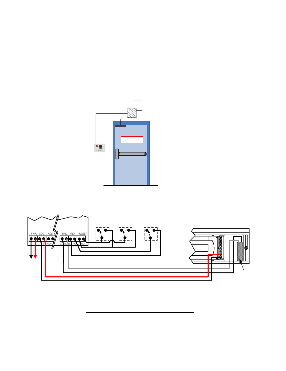 Connecting to a infant/patient monitoring system, De 101-kde, Remote rex remote reset | Patient monitor | SDC 101-DE/101-KDE Delayed Egress Controller User Manual | Page 11 / 12