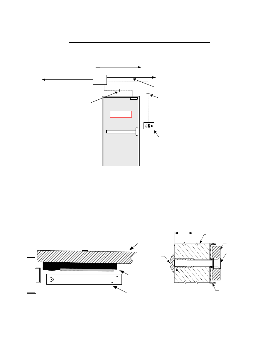 Typical system wiring - single door | SDC 101-DE/101-KDE Delayed Egress Controller User Manual | Page 3 / 12