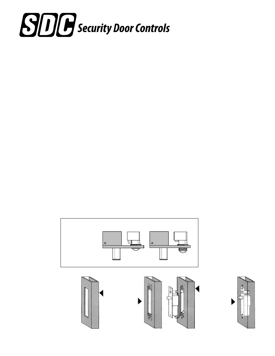 SDC 1190 SERIES Bolt Lock, Narrow User Manual | 2 pages