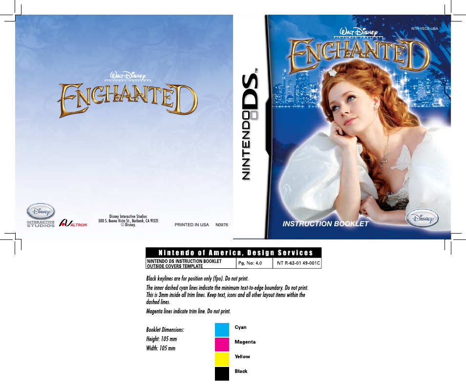 Disney Interactive Studios Enchanted NTR-YECE-USA User Manual | 14 pages