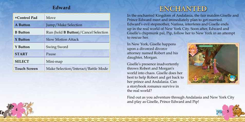 Enchanted, Edward | Disney Interactive Studios Enchanted NTR-YECE-USA User Manual | Page 5 / 14