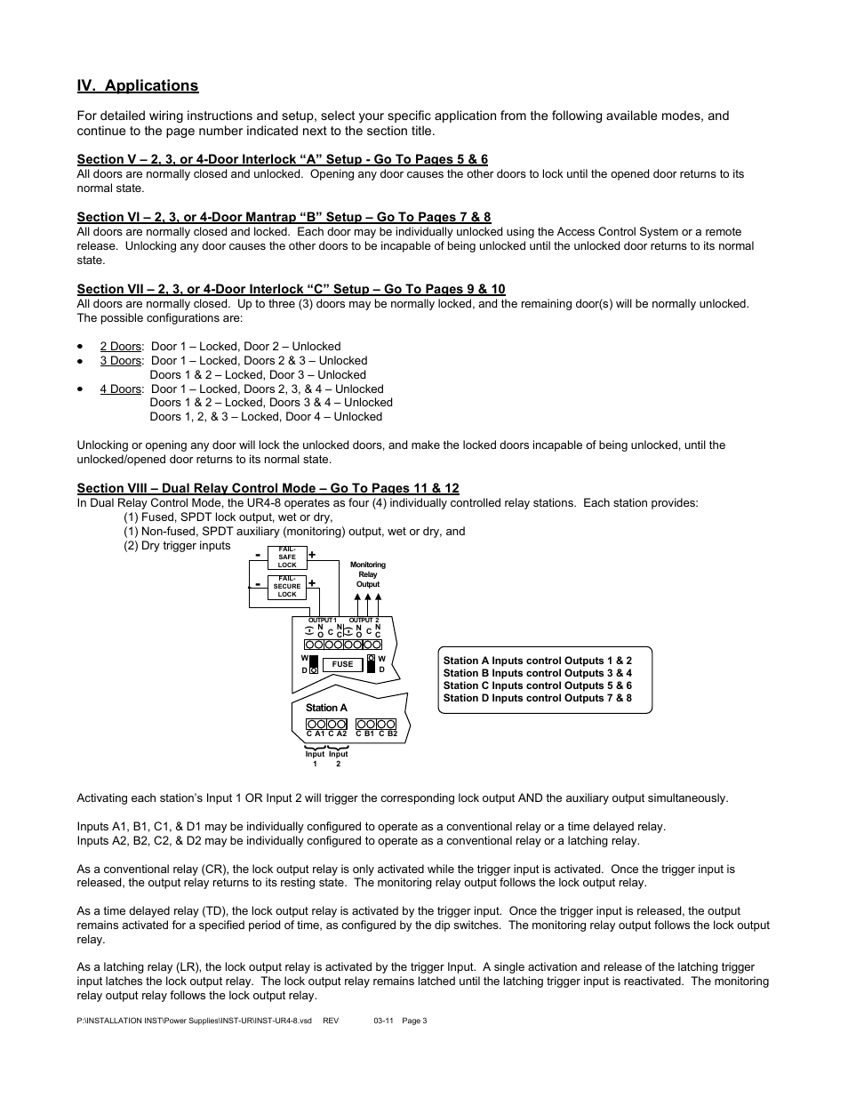 Iv. applications | SDC UR2-4 User Manual | Page 20 / 33