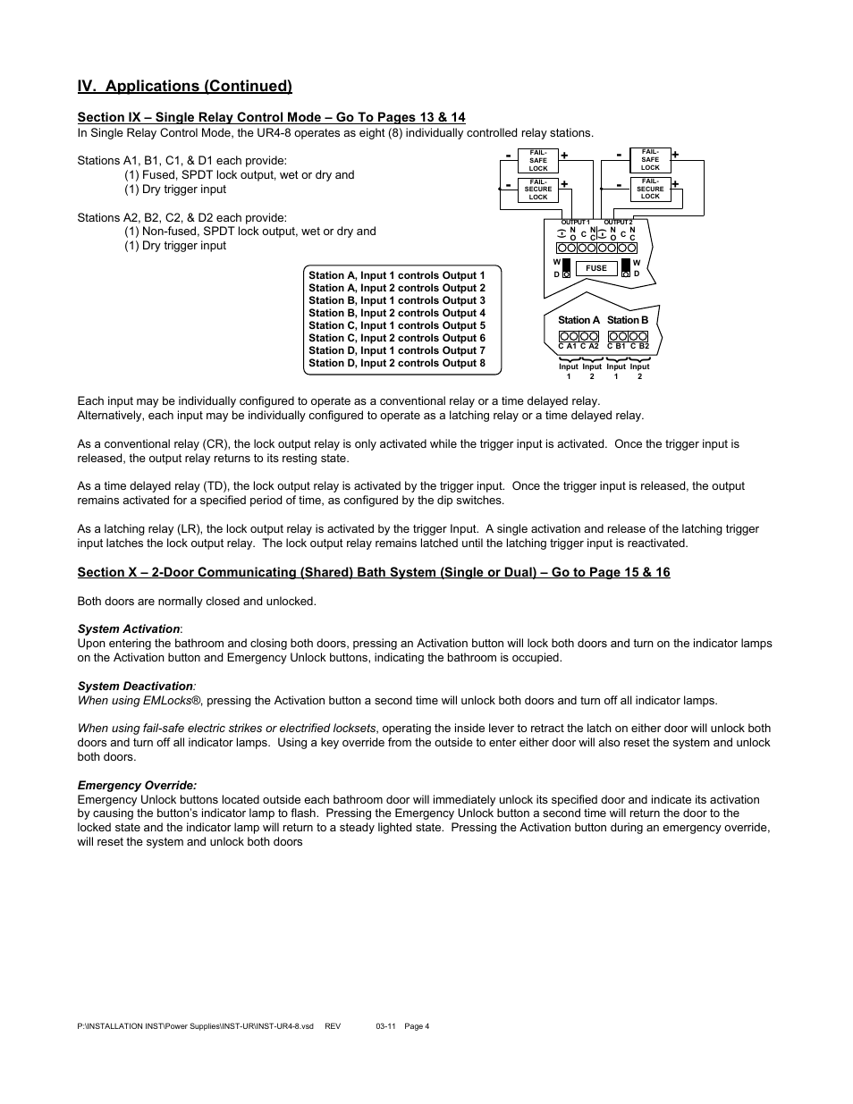 Iv. applications (continued) | SDC UR2-4 User Manual | Page 21 / 33