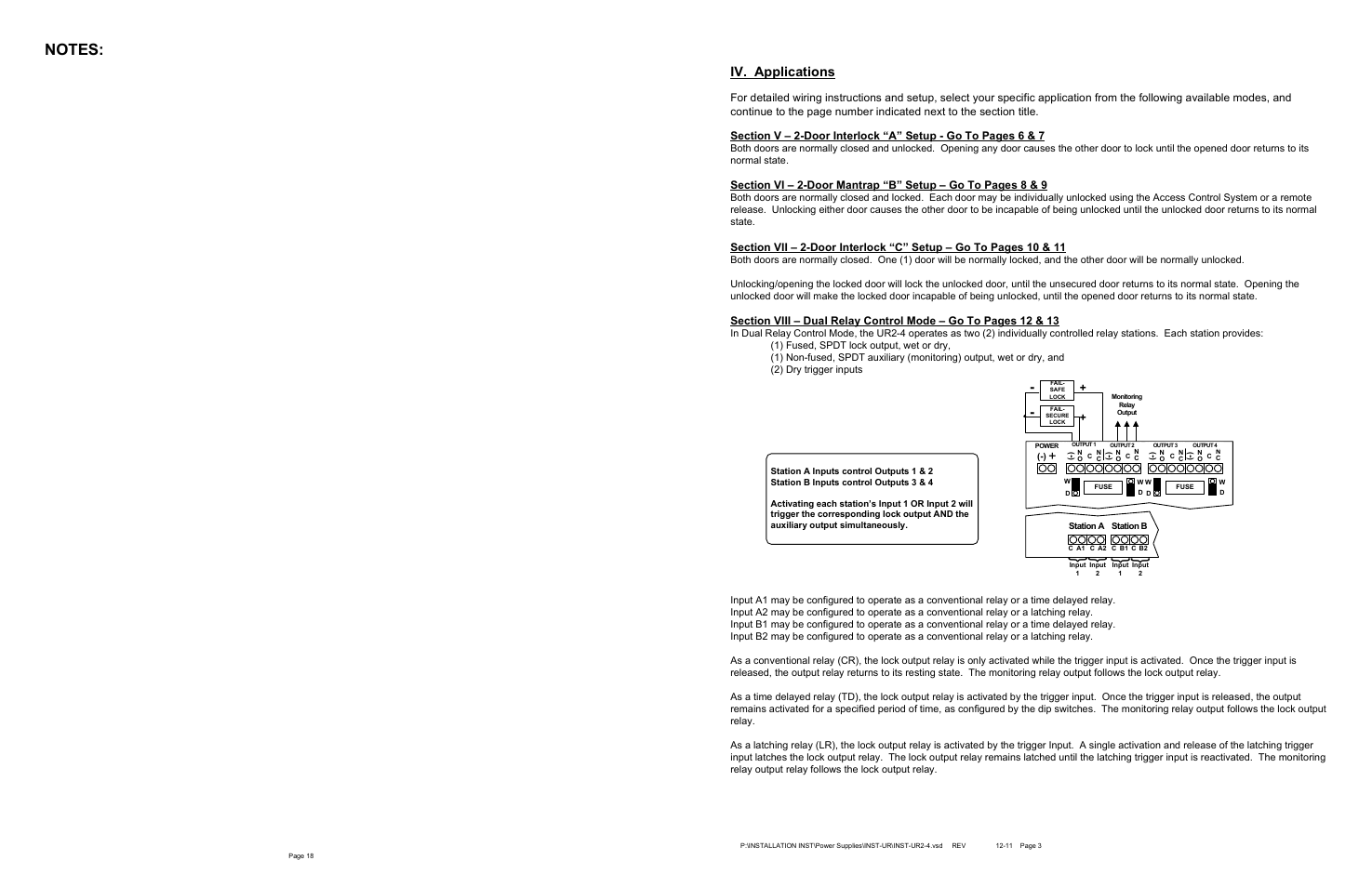 Iv. applications | SDC UR2-4 User Manual | Page 3 / 33