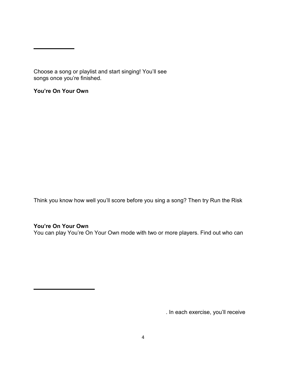 Disney Interactive Studios Disney Sing It: Pop Hits for PlayStation 2 User Manual | Page 4 / 5