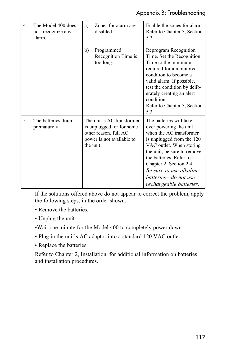 Sensaphone 400 User Manual | Page 119 / 134