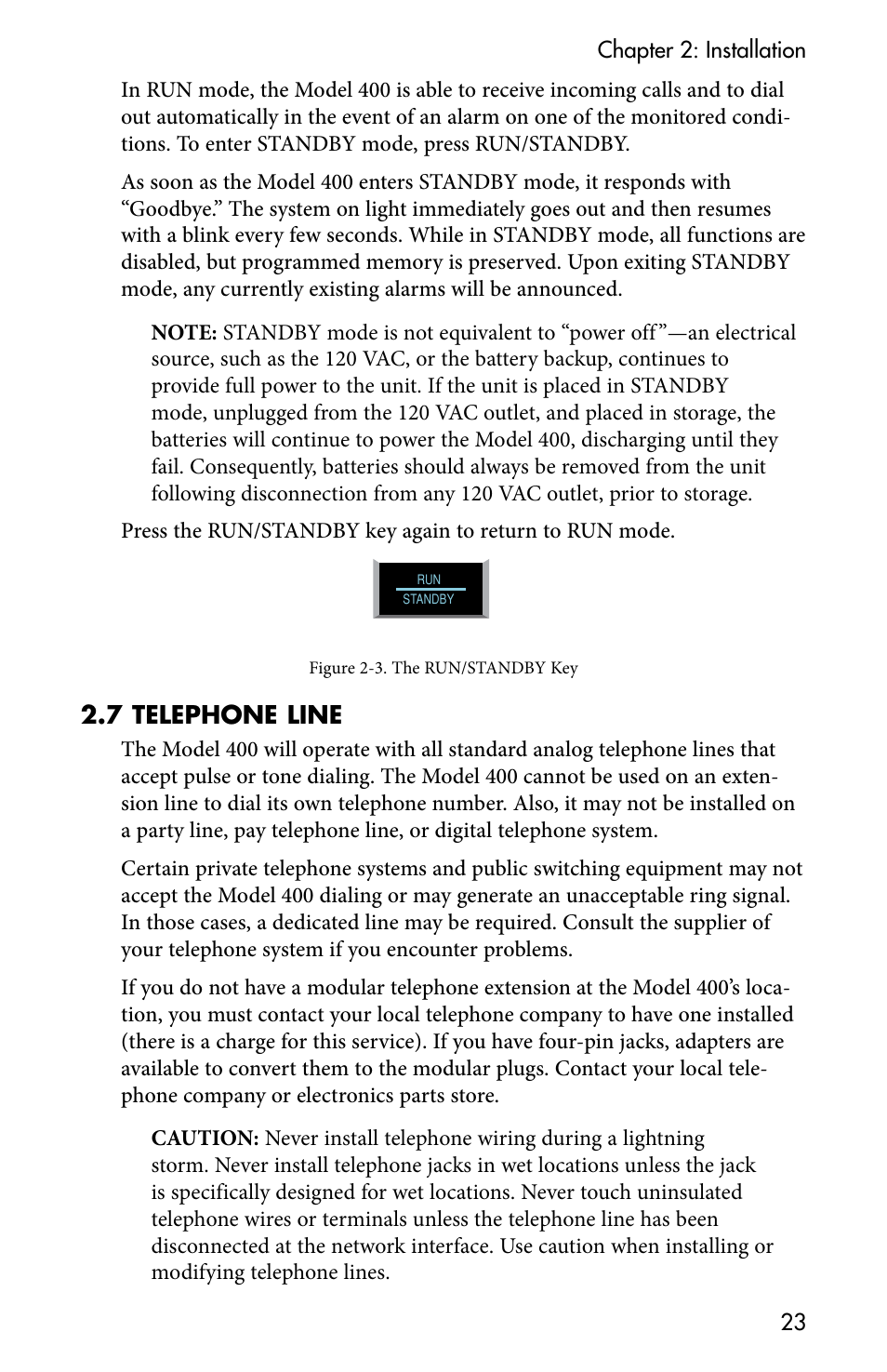 Sensaphone 400 User Manual | Page 25 / 134