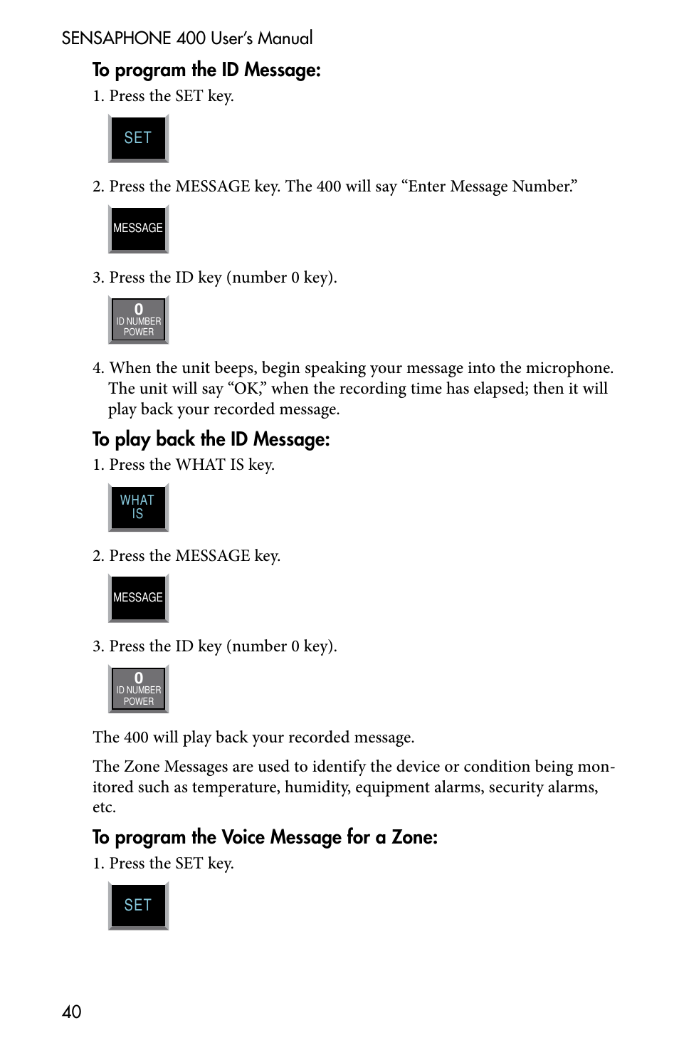 Sensaphone 400 User Manual | Page 42 / 134