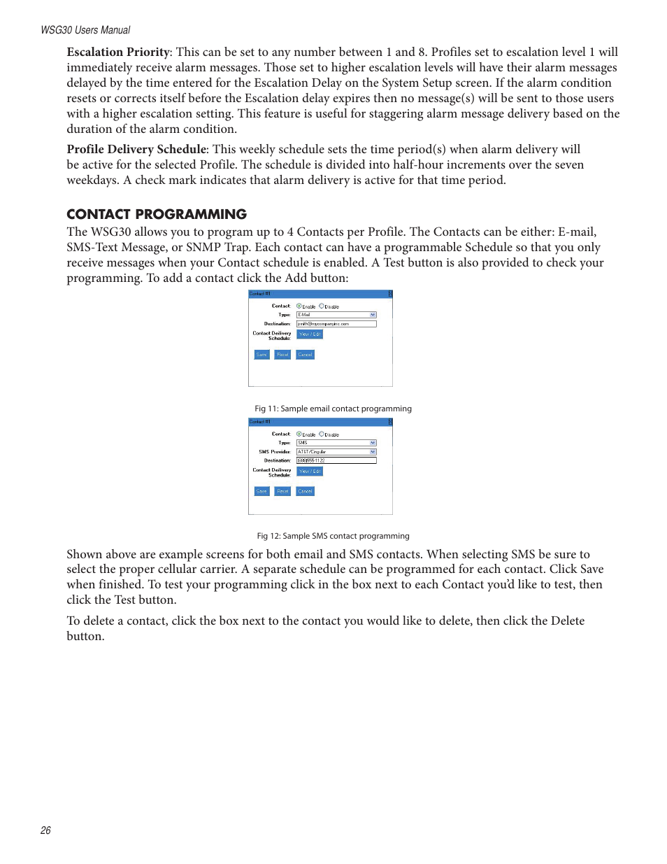 Sensaphone WSG30 System Users manual User Manual | Page 26 / 57