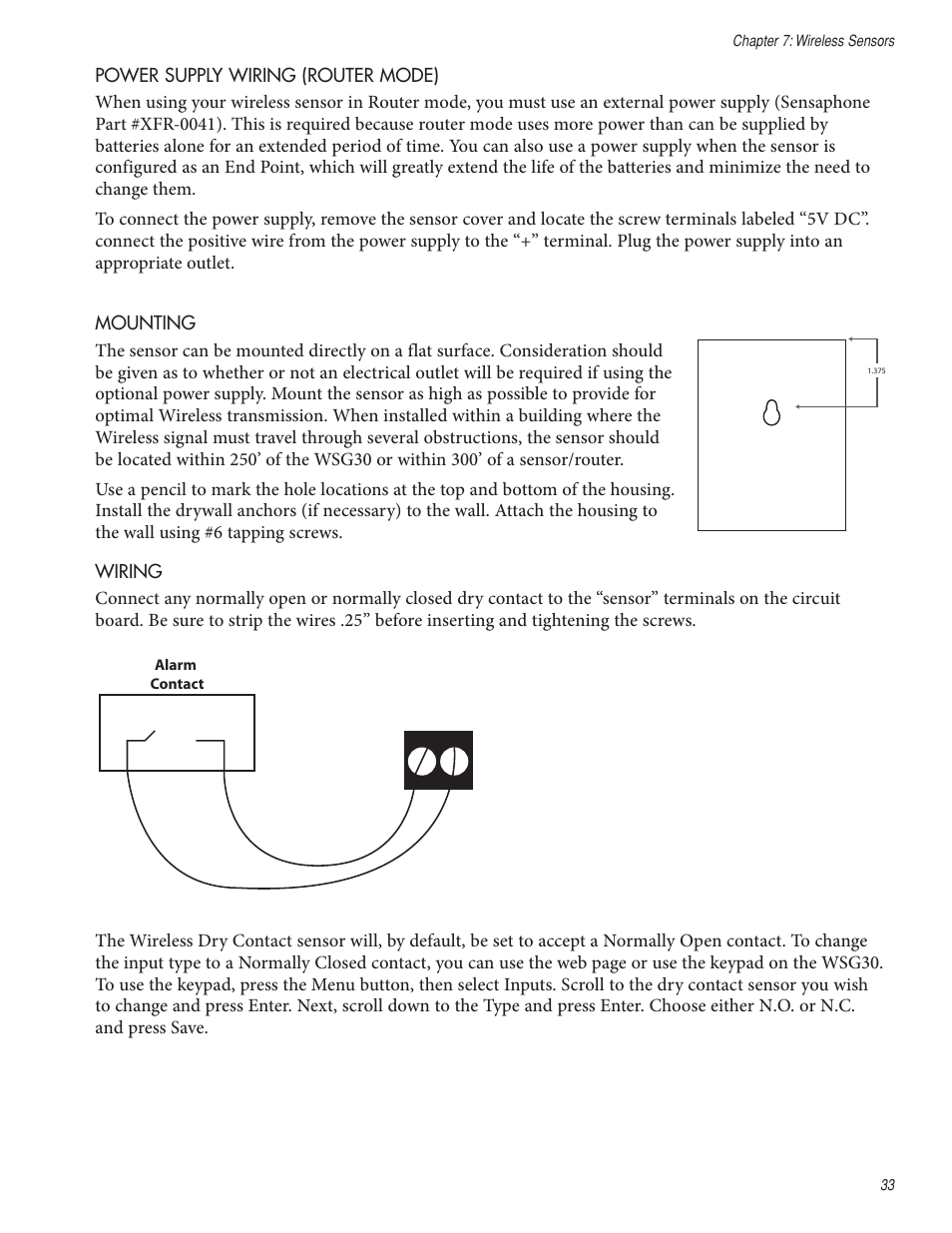 Sensaphone WSG30 System Users manual User Manual | Page 33 / 57