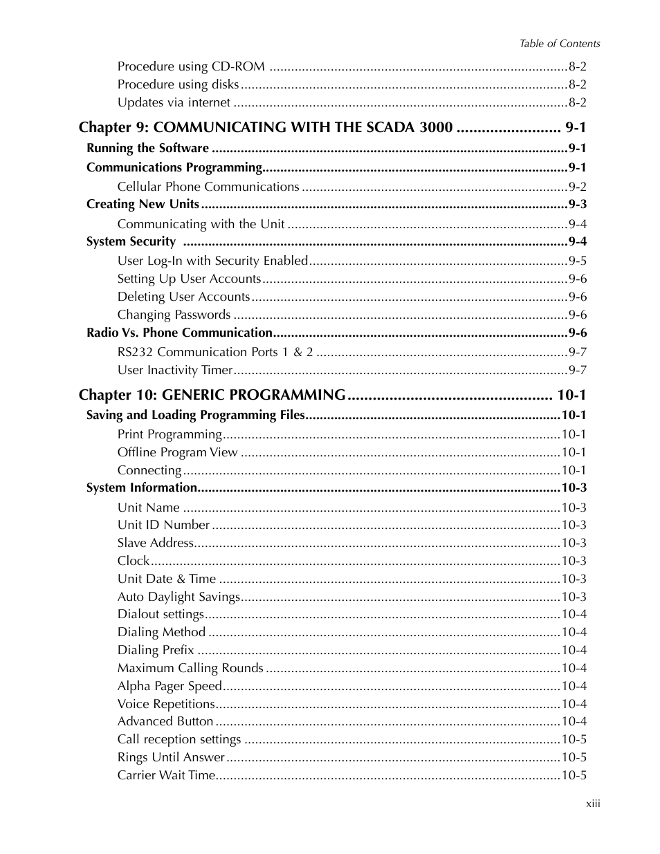 Sensaphone SCADA 3000 Users manual User Manual | Page 15 / 318