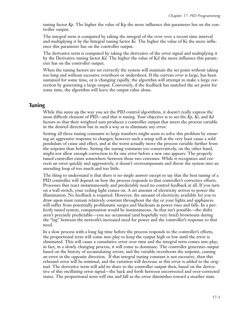 Tuning, Tuning -3 | Sensaphone SCADA 3000 Users manual User Manual | Page 211 / 318