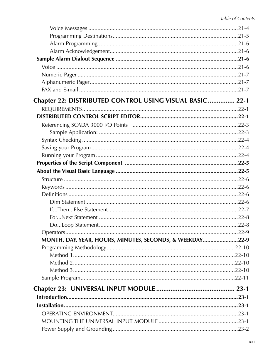 Sensaphone SCADA 3000 Users manual User Manual | Page 23 / 318