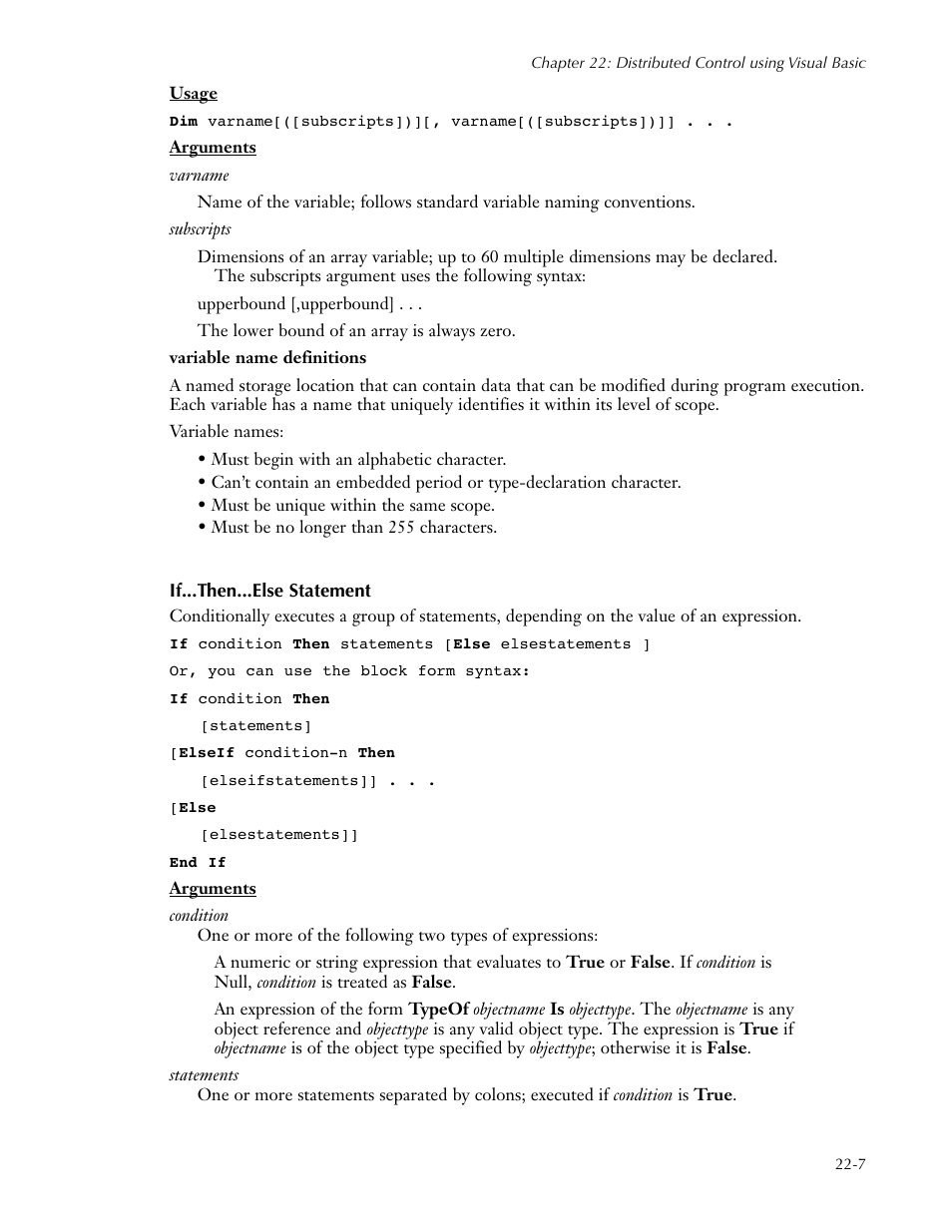 If...then...else statement, If...then...else statement -7 | Sensaphone SCADA 3000 Users manual User Manual | Page 239 / 318